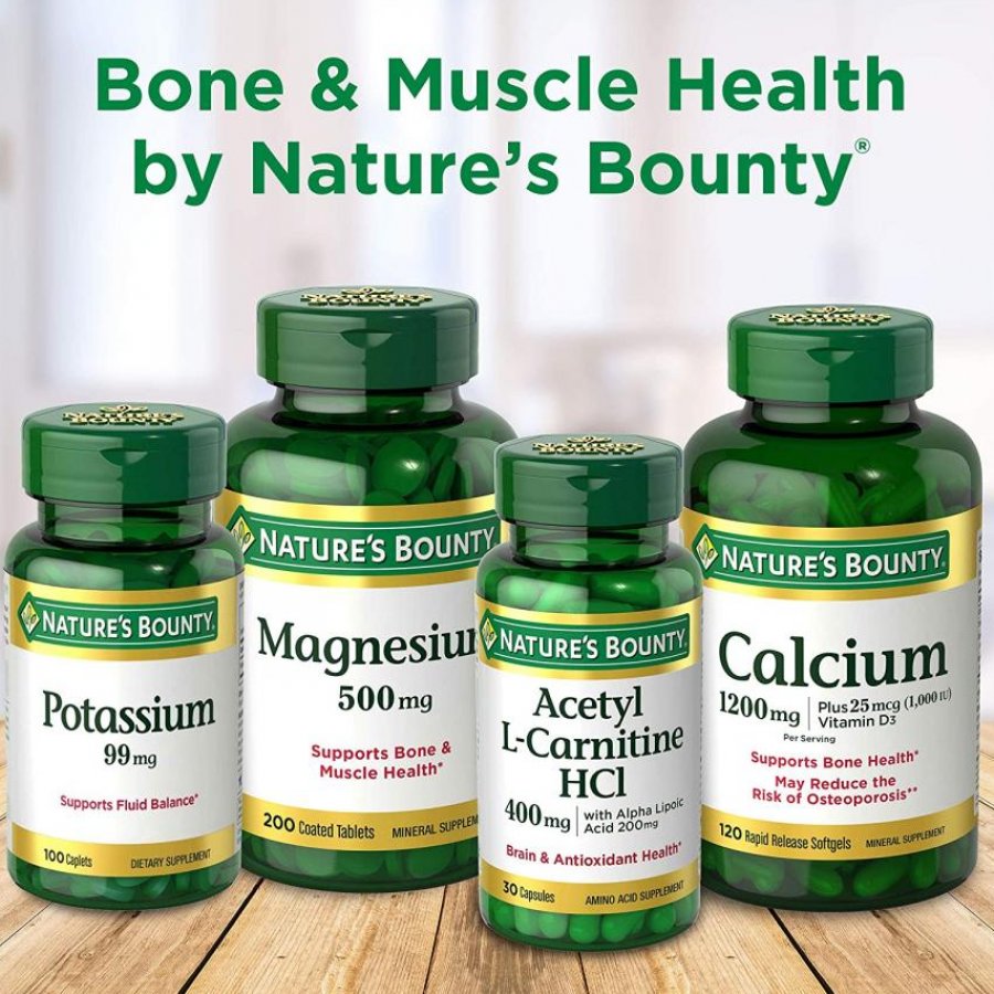 Magnesium by Natureâ€™s Bounty, 500mg Magnesium Tablets