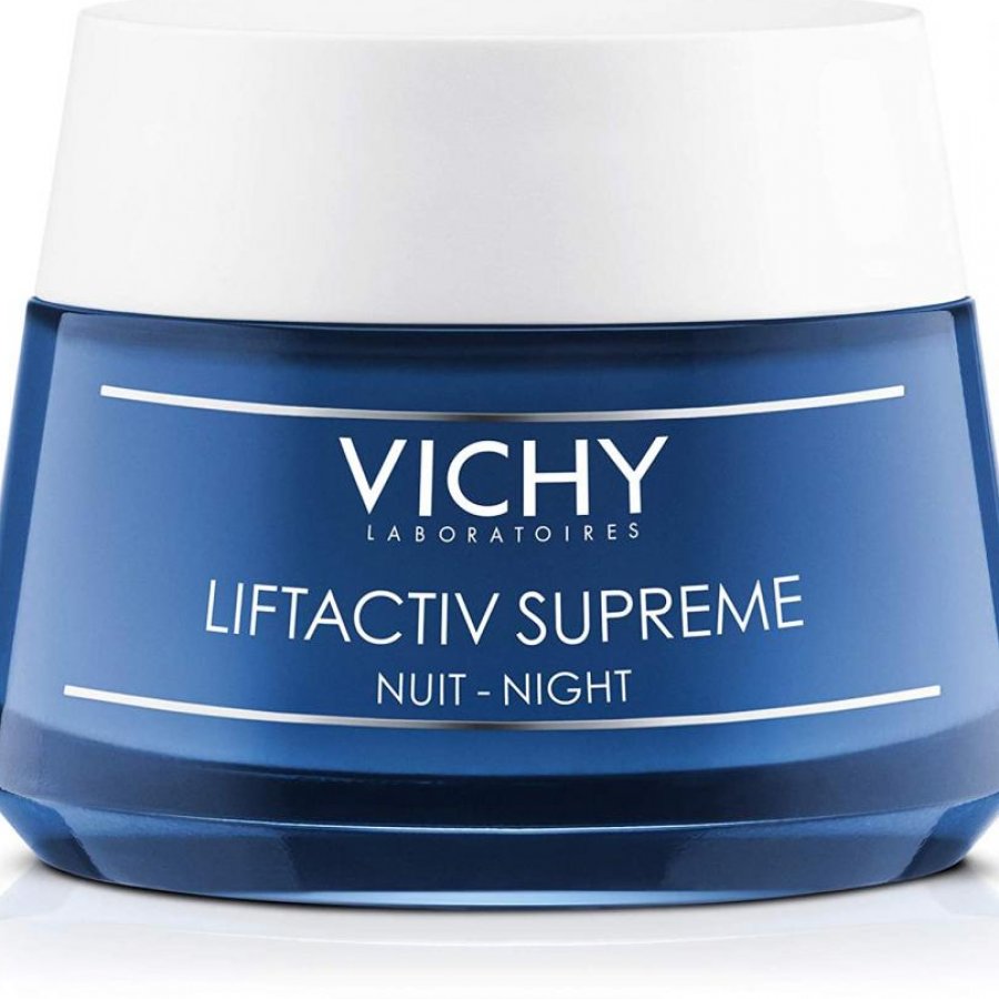 LiftActiv Supreme Night Cream, Anti Aging Face Cream with Vitamin C & Rhamnose