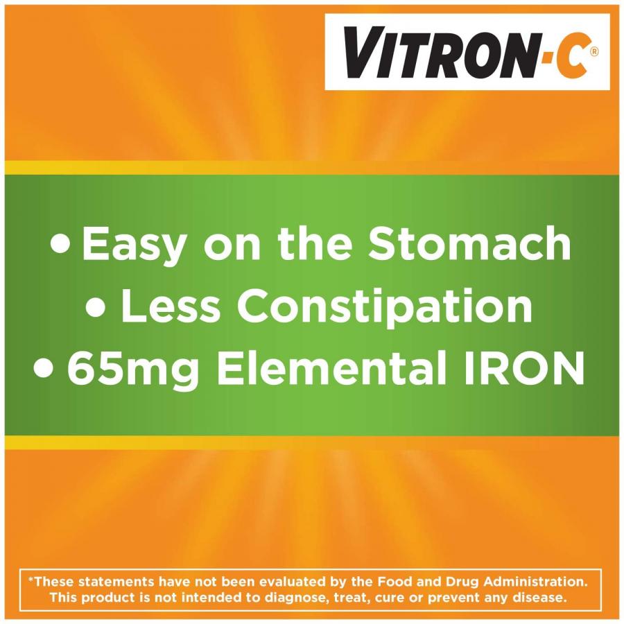 High Potency Iron Supplement with Vitamin C