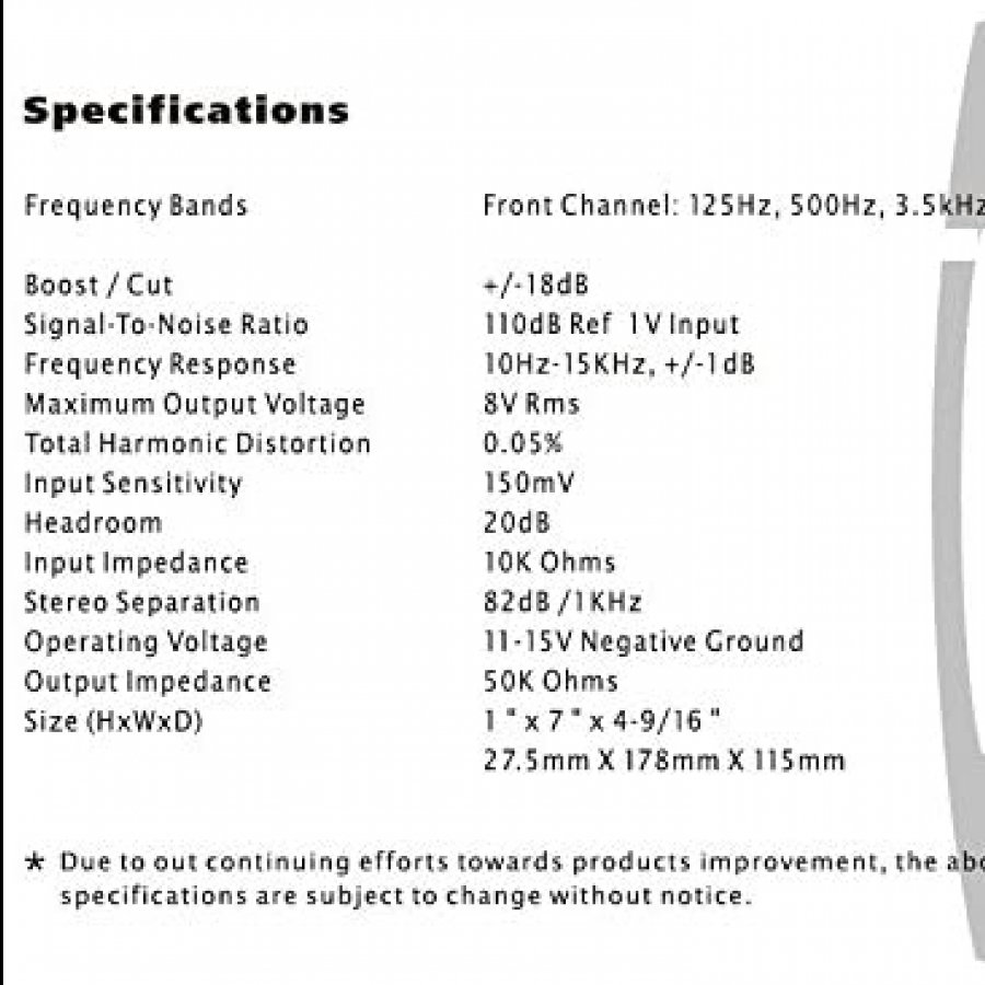 Sound Storm Laboratories SQ4 Equalizers