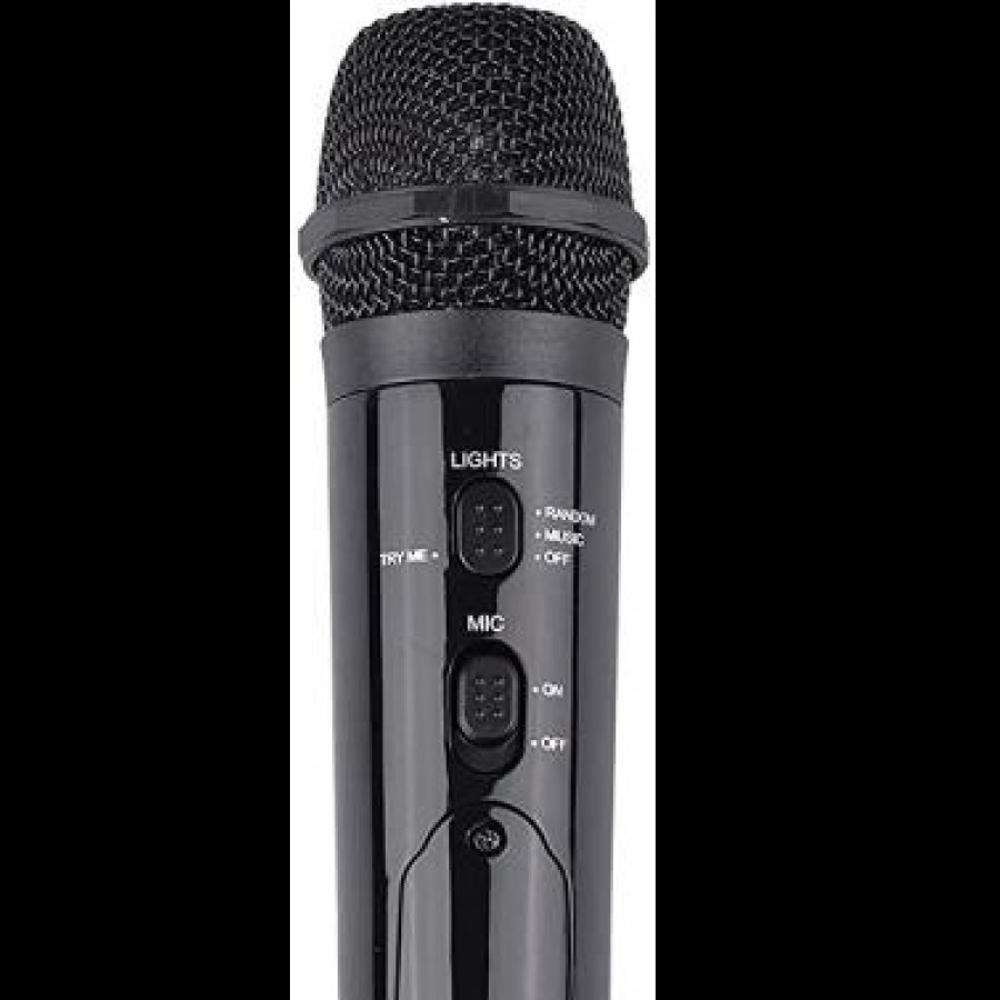 Unidirectional Wired Microphone with LED Disco Lights